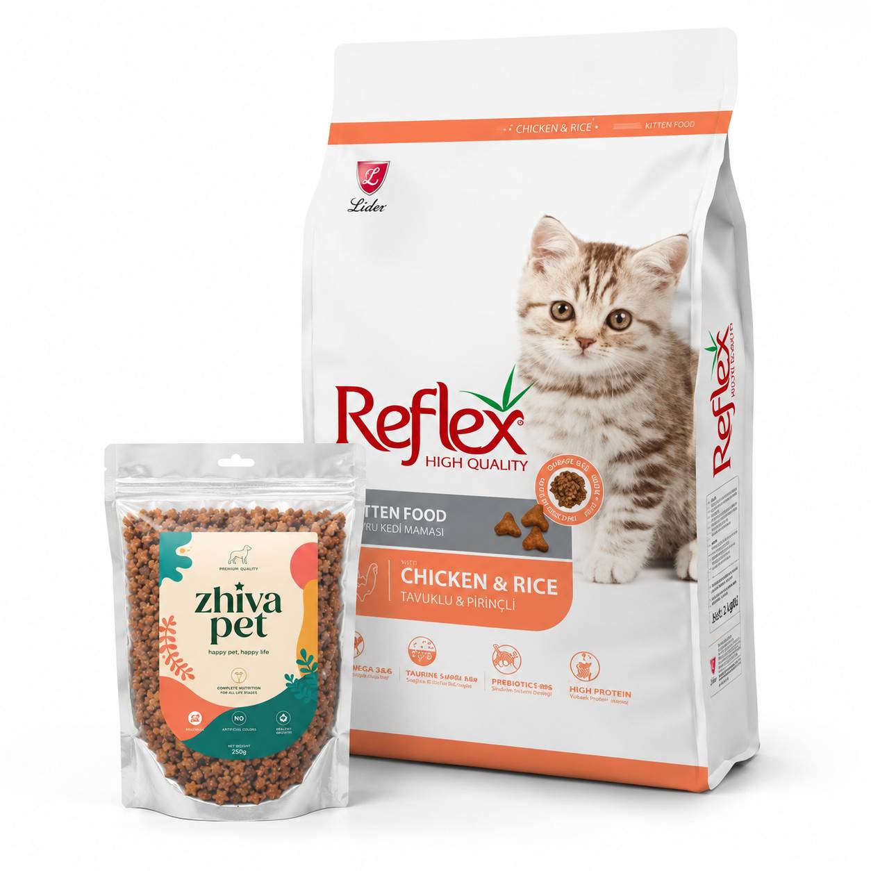 3ff344f1-93ac-4947-ad01-35fd5aba92cd غذای خشک بچه گربه رفلکس (Reflex Kitten - Image 1