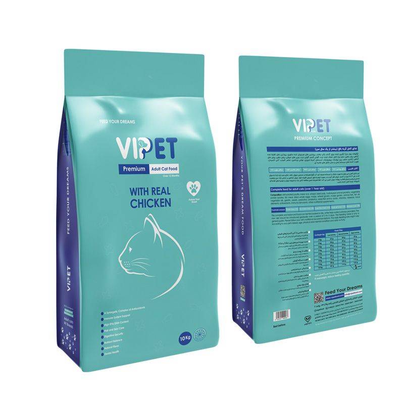 vipet16-502e0870 غذای خشک وی پت گربه بالغ 10کیلویی - Image 1