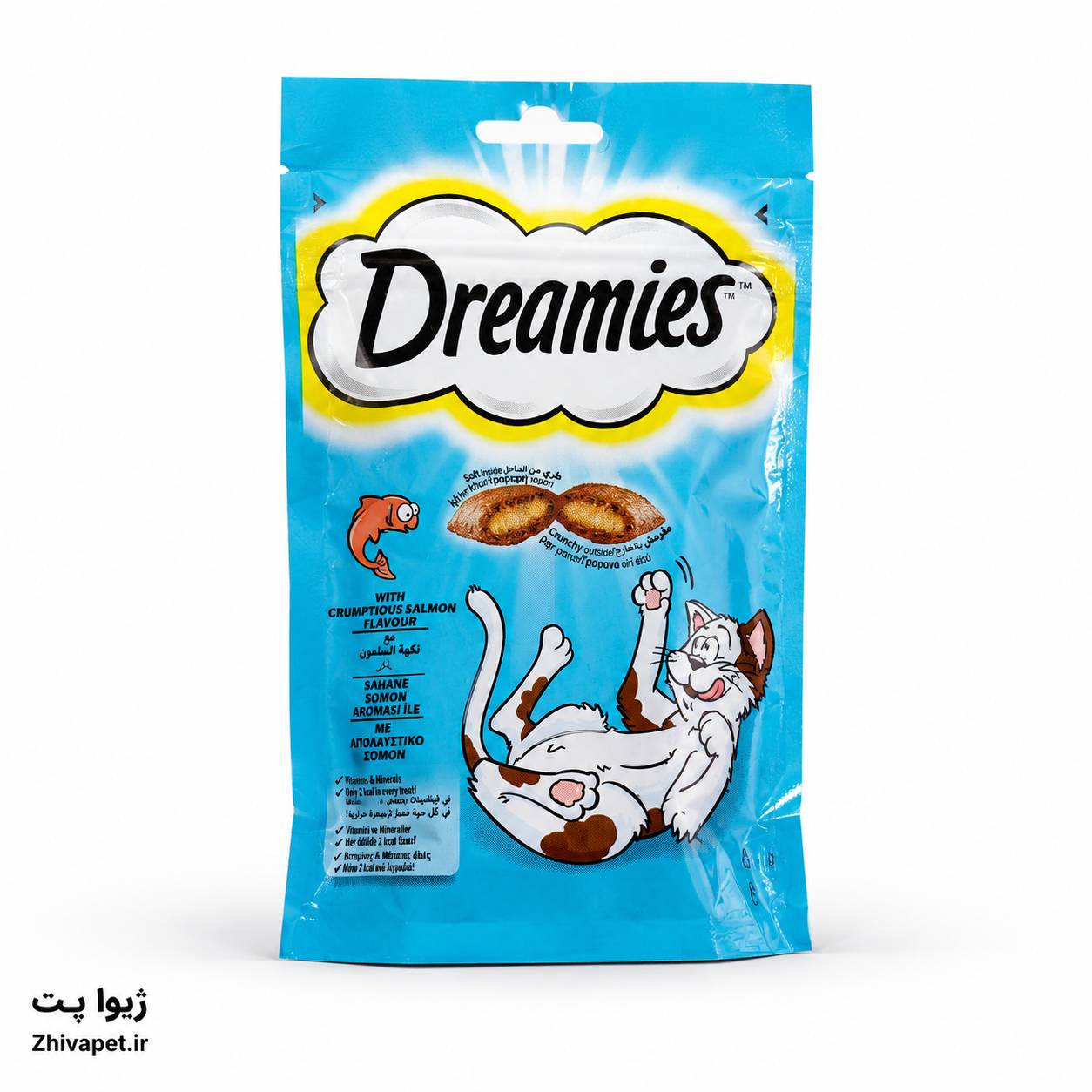 e3533739-3f33-45e3-abab-5a4fb2391cc2 تشویقی گربه Dreamies | طعم ماهی - Image 1