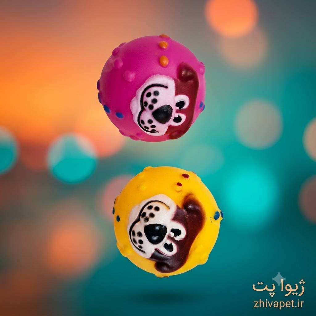 1787670166350 (1) توپ بازی سیلیکونی سگ - سوت دار - Image 1